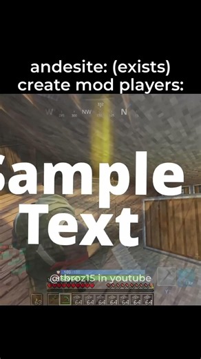 Minecraft Create Mod players when there is an andesite vein