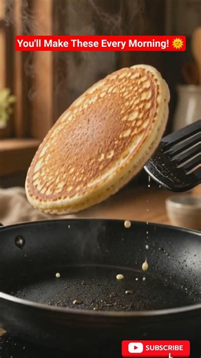 Healthy Banana Oat Pancakes 🥞 | No Flour | No Refined Sugar | Easy Breakfast #shorts