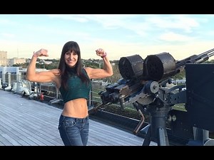 Farm Girl Battleship North Carolina visit in Wilmington, NC