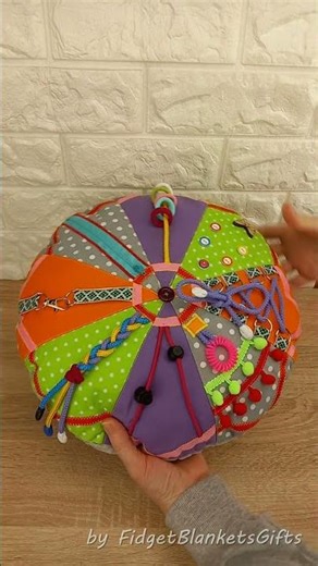Fidget Quilts Activity Pillow | Sensory Toy for Dementia & Alzheimer’s | FidgetBlanketsGifts