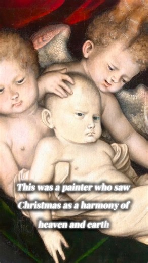 🎄 The Nativity of Christ (1539) by Hans Baldung Grien glows with tender light and Renaissance depth The Christ Child rests among angels as Mary and Joseph read by candlelight — a moment of peace and devotion ✨ Save and share this sacred masterpiece to celebrate the beauty of Christmas ❤️ | Holy Masterpieces