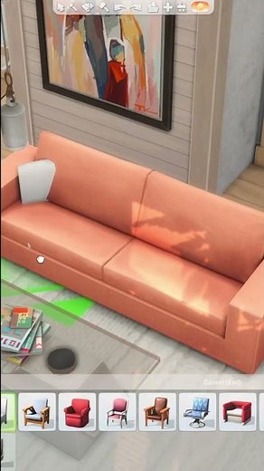 Custom BASE GAME Decorative Pillows: Sims 4 Quick Tips Build Tutorial and Hacks #Shorts #Shorts30