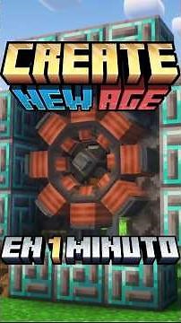 CREATE: NEW AGE in 1 MINUTE #minecraft #createmod #minecrafttutorial #airplanes #mods
