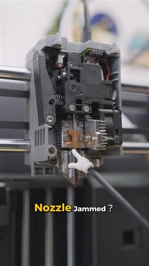 Flashforge on Instagram: "Nozzle clogged or extrusion not smooth? Try this cold pull method! #flashforge #3dprinter #tutorial"