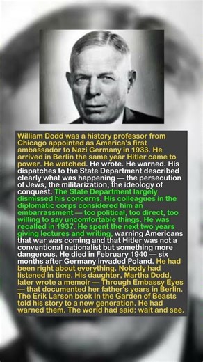 The Professor in Hitler’s Court: The Truth About America’s 1930s Ambassador