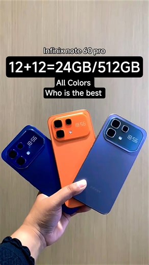 Infinix Note 60 Pro Unboxing All Colors | 12+12=24/256&512 | 6500 mAh🔋90W Charger #infinixnote60pro