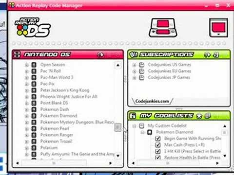 How to use the Action Replay Code Manager. (Updated Version)