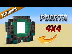 Minecraft 4x4 Door: How to Make It | Full Tutorial