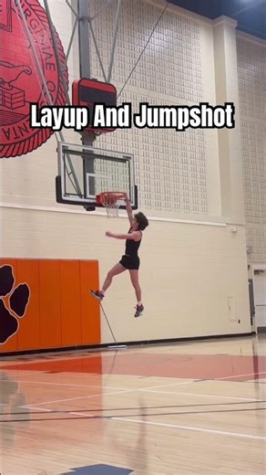 Layup and jumpshot #shorts