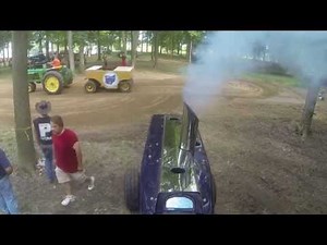 COTPA Summer Smoke Out in the Woods IH 1066 Tractor Pull-GoPro Hero 3- 8/23-24/14. Hook #1.