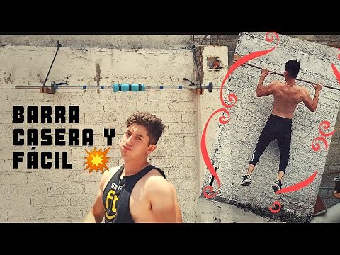 Cómo hacer barra casera para dominadas 💥 - Fácil de hacer - Materiales fáciles en cuarentena