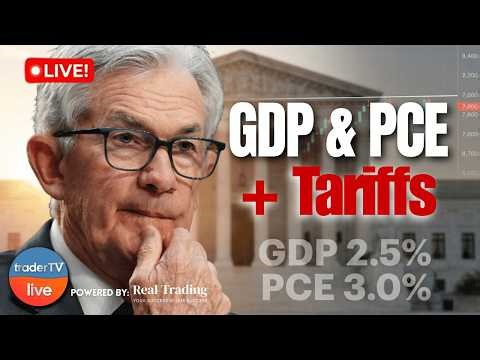 BREAKING: Stocks Gain Supreme Court Blocks Trump Tariffs; Q4 GDP Misses Expectations | Feb 20 LIVE