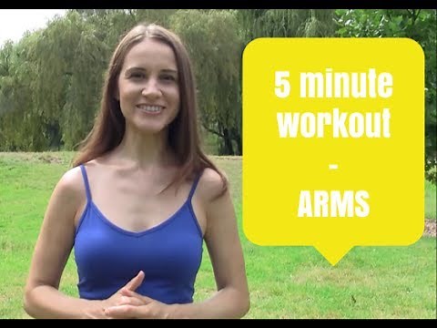 5 minute workout - Arms (Tracy Anderson style)