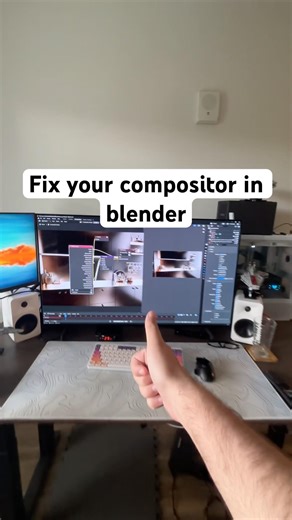 1 amazing trick for the blender compositor #blender3d #b3d #blender