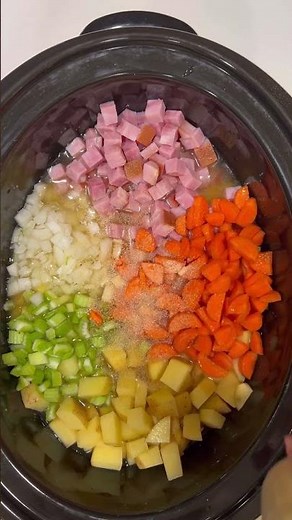 Crock Pot Ham And Potato Soup | A Southern Soul