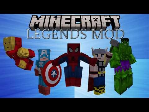 Minecraft Legends Mod Marvel Superheroes 1.20.1