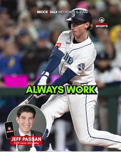 Jeff Passan - "This Is What We've Been Waiting For." on Colt Emerson's #Mariners Debut