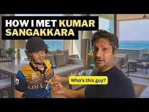 I met cricket legend Kumar Sangakkara in Sri Lanka!