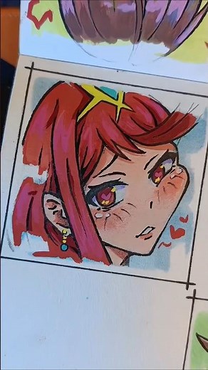 move cat.! it's my turn😏😋 #drawing #pyra #meme #xenobladechronicles3 #art #mythra #redraw