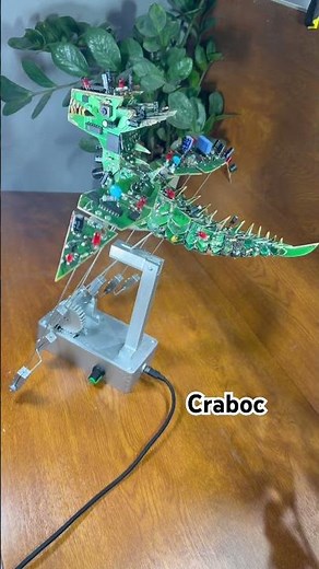 #2 Handmade Mechanical Dragon Automata – Recycled Desk Decor #diy | robot dragon #handmade #manta