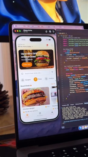 The Flutter Lover on Instagram: "🚀 Launch Your Food Delivery App with Flutter & Mapbox! 🍔📍 👨‍💻 Developers & Startups! Why spend weeks building a food delivery app from scratch? Our Flutter Food Delivery UI Kit with Mapbox integration is here to simplify your journey! ✨ What’s Inside? ✅ Mapbox Integration for real-time tracking ✅ Modern & Responsive UI for seamless user experience ✅ Pre-Built Components (Cart, Checkout, Restaurant Listings & More) ✅ Smooth Animations & Transitions ✅ Easy Cus