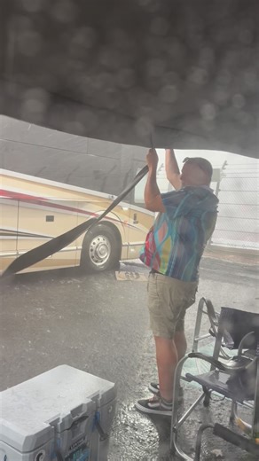 Michael Waltrip on Instagram: "For those of you that didn’t know Craig, this video describes him perfectly. Always putting others ahead of himself. Craig worked for me for years but he was my friend even longer. Like Biff, he was just a good human. This day in NWilksboro it came a severe storm, I was working and he held (literally) the fort down for Colleen. Prayers and I love you buddy."