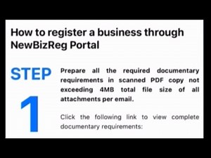 How to register your business online? | NEWBIZREG | Bureau of Internal Revenue
