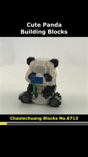 Panda No.6713 Blocks #Chaolechuang #Panda #Instructions #Lego #MiniBlock #NanoBlock