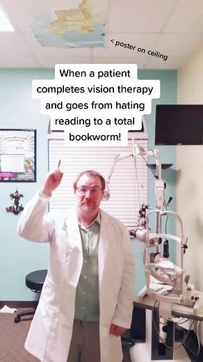 This makes my day! #optometry #visiontherapy #reading #books #success