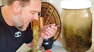 Fermented sprouts in pond water taste test | Lacto fermented food