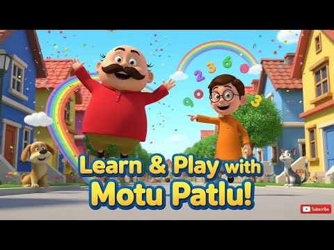 Motu Patlu Learning Song | Kids Learning Video | ABC, Colors, Numbers