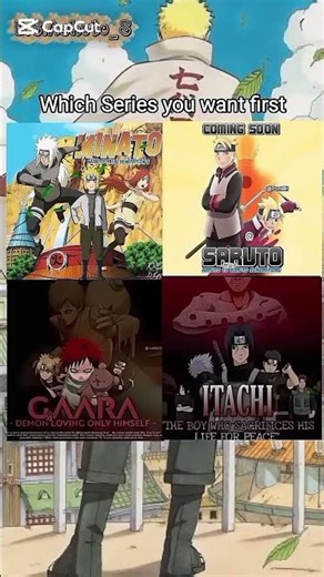 Which series you went first 🥺#naruto​ #saruto​ #gaara​ #itachi​ #shorts​ #anime​ #boruto​ #minato​