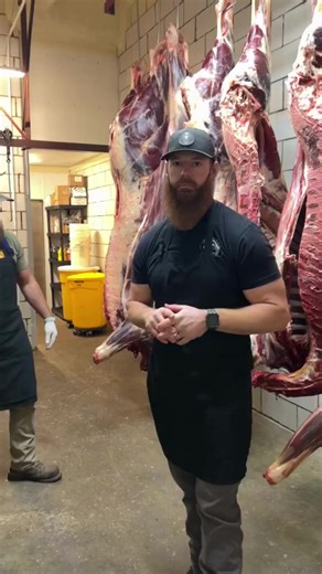 32K views · 758 reactions | Bison VS Elk! #reels #reelsfb #viral #butcher #butchering #video #elk #bison #meat #thebeardedbutchers #youtube | The Bearded Butchers | Facebook