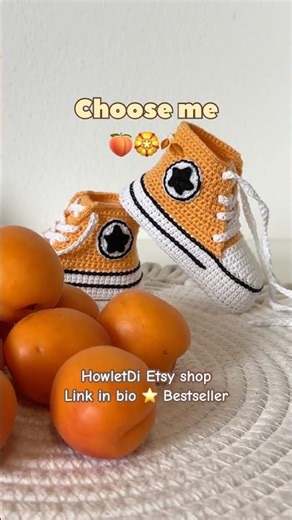Cutest crochet baby gift ⭐️ Adorable handmade baby shoes for your newborn babies 🤍 link in bio