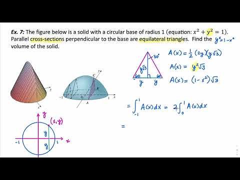 Volume of Solids with Known Cross Sections