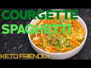 How to make Courgette Spaghetti ( Courgetti ) Spicy Asian Style