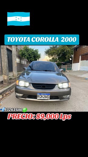 Venta de Toyota Corolla 2000 en San Pedro Sula