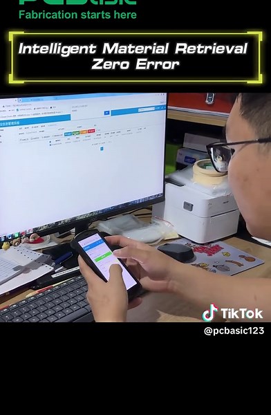 Intelligent Material Retrieval Zero Error Most PCBA failures don't start in SMT — they start with wrong material picking. IQC smart shelf systems use barcode scanning and digital validation to stop errors before production. ✔ Auto material positioning ✔ Quantity verification ✔ Mistake-proof picking One wrong component can ruin the whole batch. #pcba #smt #electronics #electronicsmanufacturing #shorts