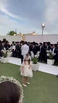 Viznitz Rebbe Arriving At The Chupa Of One Of His Chassidim