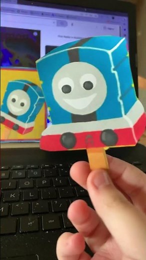 Thomas and Friends Popsicle, with gumball eyes