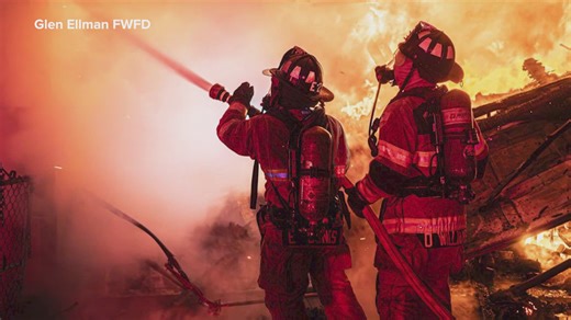 Fort Worth Fire Department responds to farm fire after reports of explosions, animals in danger