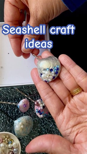 #DIY #seashellart #handmade #bobby pin #craft your #hairaccessories