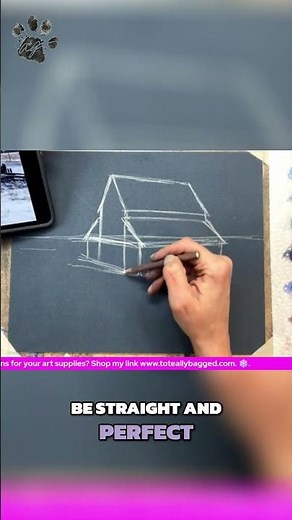 Drawing Old Barns: Simple Art Tutorial for Beginners #shorts
