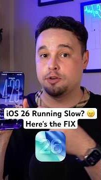 iOS 26 Lagging After Updating iPhone? 😩 TRY These Easy Fixes! #ios26 #iphone #ios #shorts