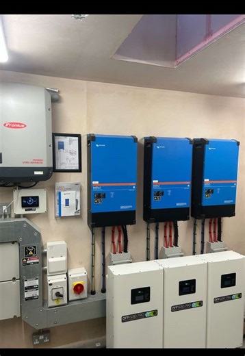 Behind the scenes at Off Grid Pro 🔧⚡️ #offgrid #victron_energy #renewableenergy #fronius #solarinstallation