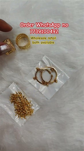 wholesale retail both available order WhatsApp no 7739100492 #shorts #shortvideo #goldenjewelry