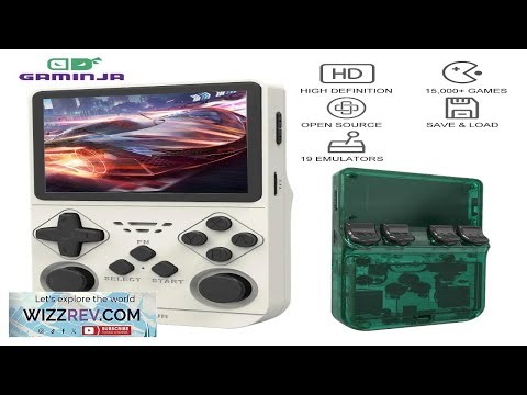 GAMINJA New Open Source Retro Handheld Video Game Console Buit in 64GB