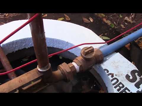 Water meter layout with Stop and Waste exposed (pt.1)