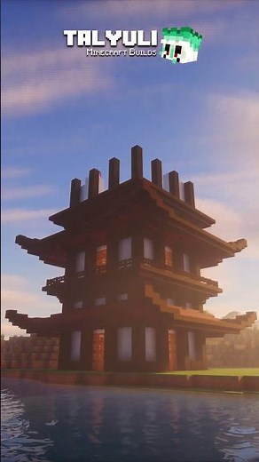 Minecraft | How to Build a Japanese Temple 🇯🇵⛩️ #minecraft #minecraftbuilding