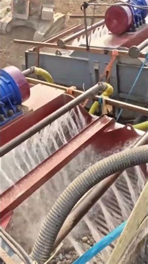 Soil & Sand Filtering Using Heavy Machine – Industrial Separation Process